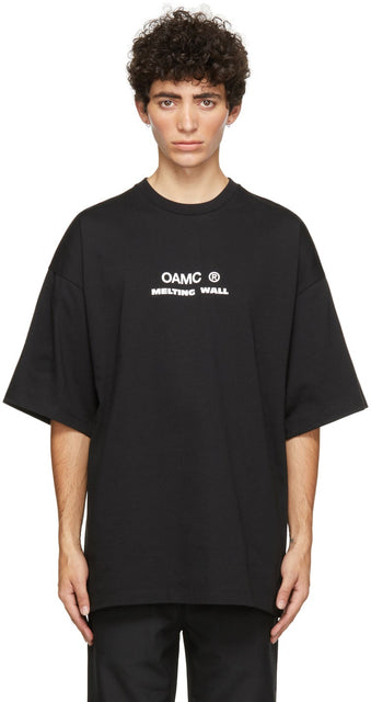 OAMC Black Fungi T-Shirt - T-shirt Fungi noir Oamc - OAMC 블랙 곰팡이 티셔츠