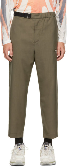 OAMC Khaki Regs Trousers - Pantalon à regs Oamc Khaki - Oamc Khaki Regs 바지