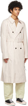 OVERCOAT Beige Crispy Cotton Trench Coat