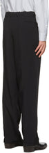 OVERCOAT Black Tricotine Trousers