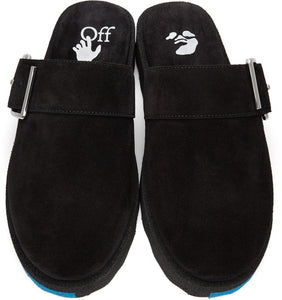 Off-White Black Comfort Slippers