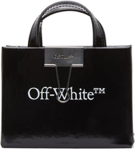 Off-White Black Leather Baby Box Bag