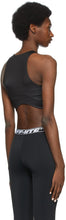 Off-White Black Meteor Seamless Sports Bra