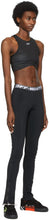 Off-White Black Meteor Seamless Sports Bra