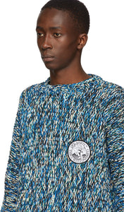 Off-White Blue Climb Rope Sweater