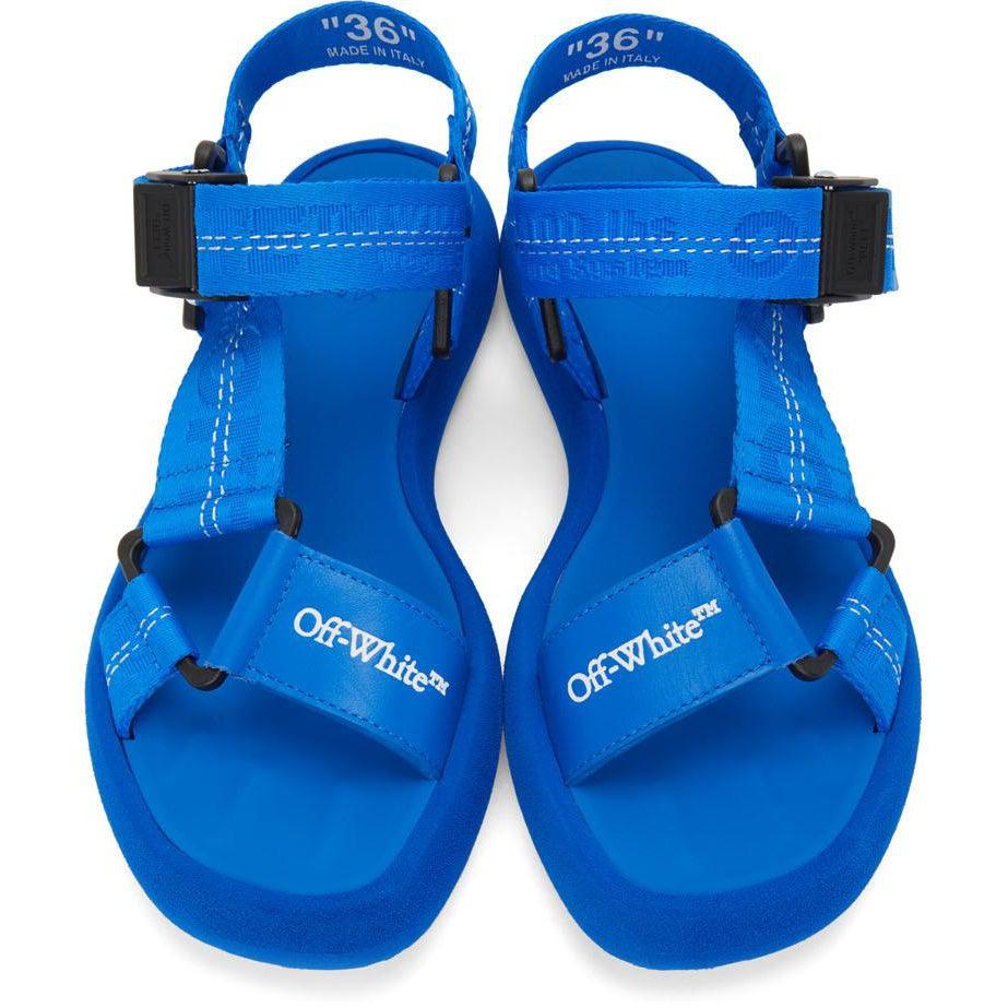 Off-White Blue Trek Sandals