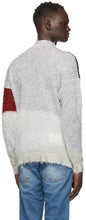 Off-White Grey Punked Sweater