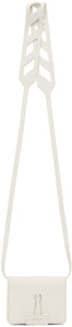 Off-White Off-White Binder Clip Wallet Bag - Sac de portefeuille de bordure blanc cassé blanc cassé blanc - 화이트 오프 화이트 바인더 클립 지갑 가방