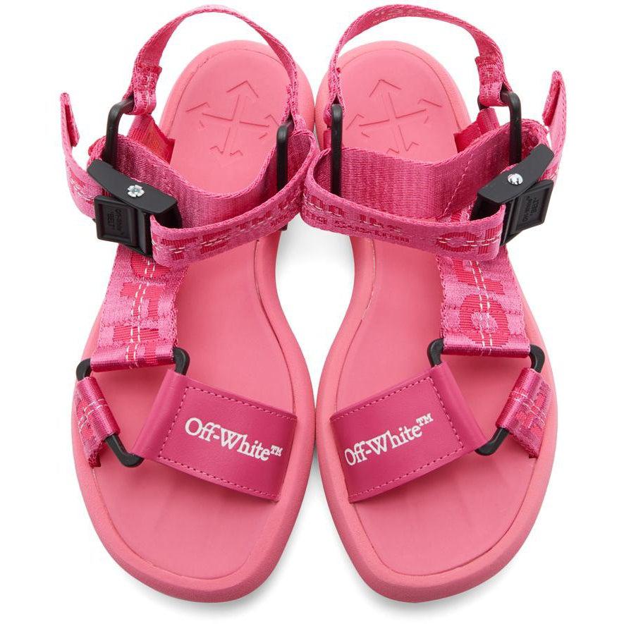 Off-White Pink Trek Sandals