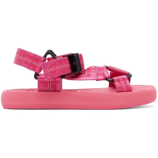 Off-White Pink Trek Sandals - Sandales de trek rose blanc blanc - 화이트 핑크 트레킹 샌들
