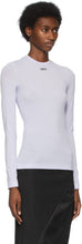 Off-White Purple Basic Long Sleeve T-Shirt