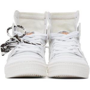 Off-White White Canvas Off-Court 3.0 High-Top Sneakers