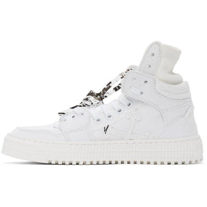 Off-White White Canvas Off-Court 3.0 High-Top Sneakers