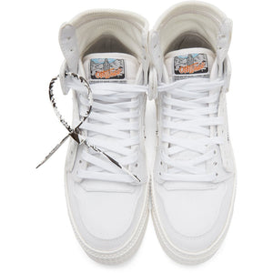 Off-White White Canvas Off-Court 3.0 High-Top Sneakers