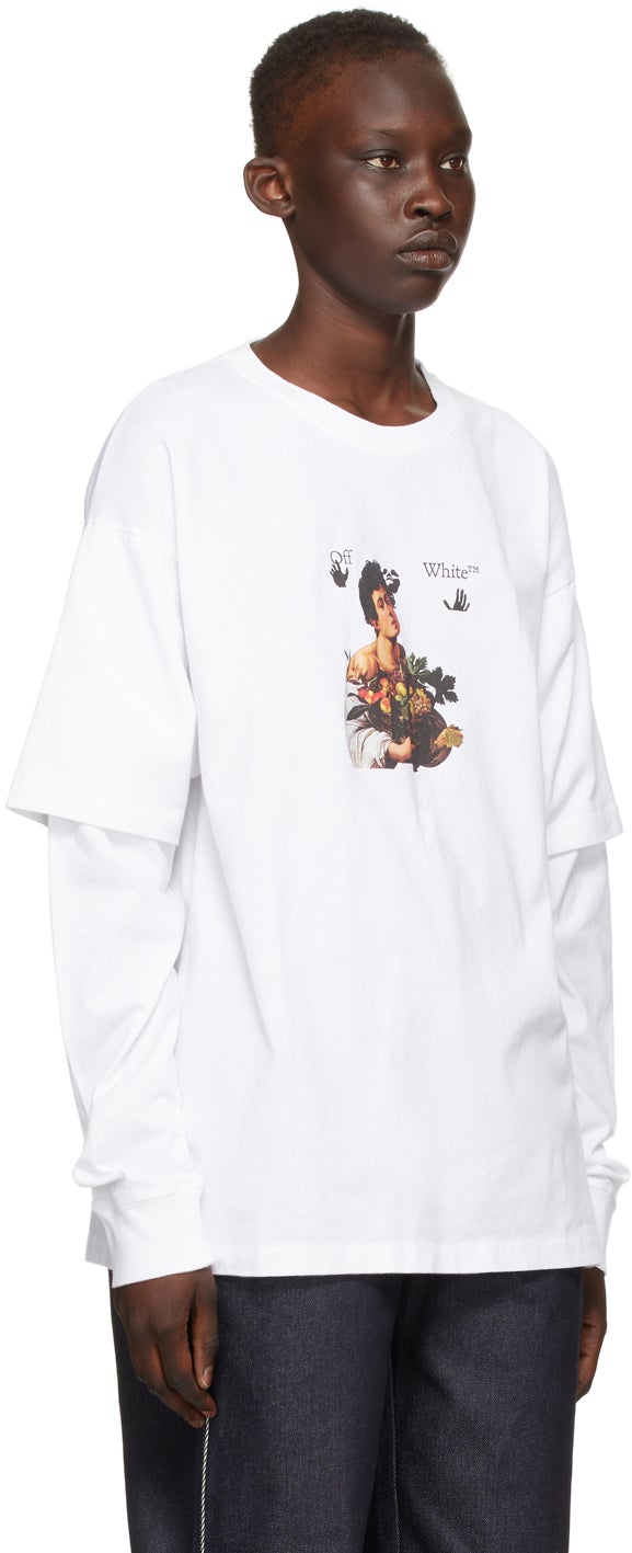 Off white caravaggio 2025 long sleeve tee