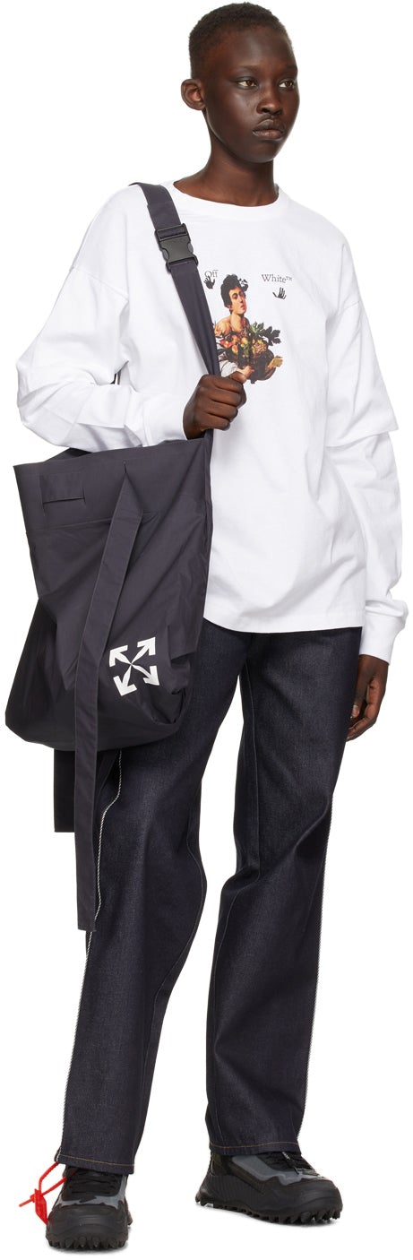 Off-White White Caravaggio Boy Long Sleeve T-Shirt