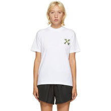 Off-White White Embroidered Mini Arrow T-Shirt