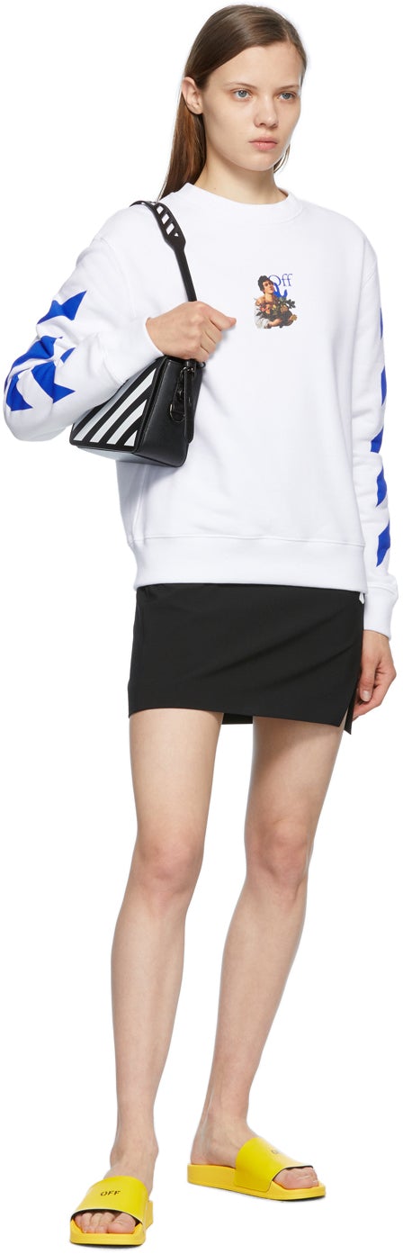 Off-White White Marker Caravaggio Boy Sweatshirt