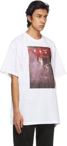 Off-White White Sprayed Caravaggio Over T-Shirt