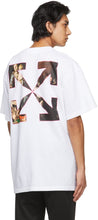 Off-White White Sprayed Caravaggio Over T-Shirt