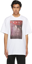 Off-White White Sprayed Caravaggio Over T-Shirt - Caravaggio pulvérisé blanc blanc cassé sur t-shirt - 티셔츠 오프 화이트 스프레이 카라 바그 조이