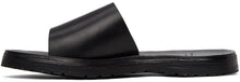 Officine Creative Black Leather Chios 1 Sandals