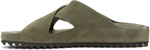 Officine Creative Green Suede AgorÃ  3 Sandals