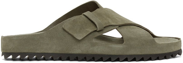 Officine Creative Green Suede AgorÃ  3 Sandals - Sandales Agores en daim Creative Creative Green AgorÃ 3 - officine Creative Green Suede Agorã 3 샌들