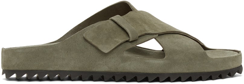 Officine Creative Green Suede AgorÃ  3 Sandals - Sandales Agores en daim Creative Creative Green AgorÃ 3 - officine Creative Green Suede Agorã 3 샌들