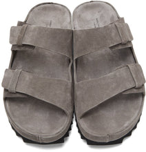 Officine Creative Taupe Suede Agora 2 Sandals