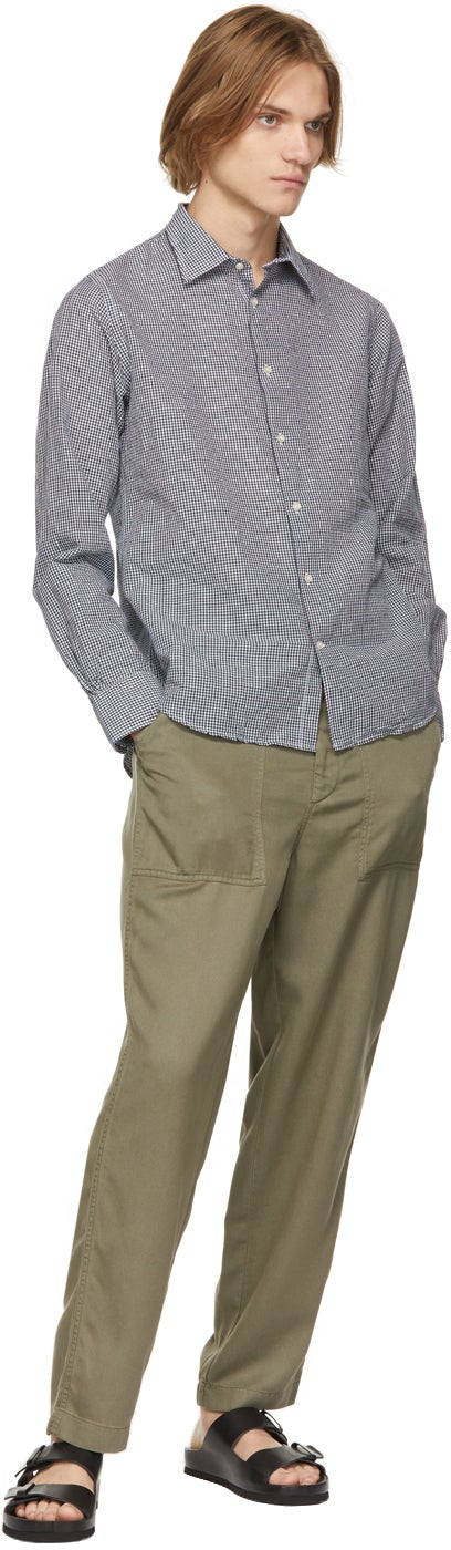 Officine GÃ©nÃ©rale Black Gingham Shirt