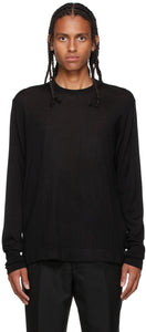 Officine GÃ©nÃ©rale Black Nina Crewneck Sweater - Pull Nina Créwneck Nina Nina - officine gl lan © rale black nina crewneck 스웨터