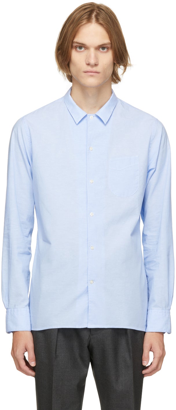 Officine GÃ©nÃ©rale Blue Batiste Shirt - Chemise Batiste Blue Batiste Blue Rale - officine gla né © reale blue batiste shirt.