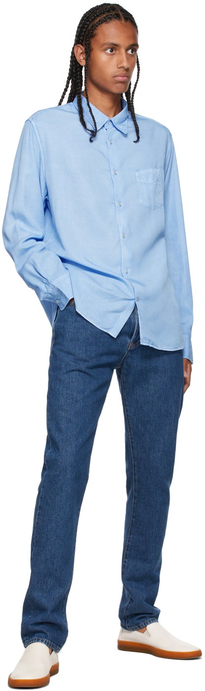 Officine GÃ©nÃ©rale Blue Benoit Shirt