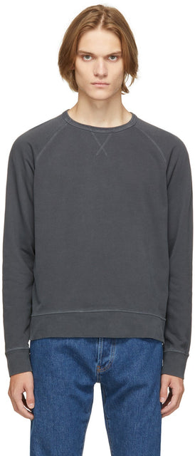 Officine GÃ©nÃ©rale Grey Clement Sweatshirt - Officine Géta - officine glé né © reale gray clement sweatshirt.