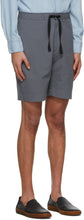 Officine GÃ©nÃ©rale Grey Seersucker Phil Shorts