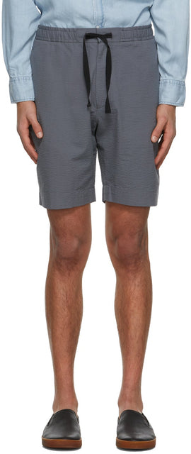 Officine GÃ©nÃ©rale Grey Seersucker Phil Shorts - Officine Gétam Rale Gris Seersucker Phil-shorts - officine gl lan © nÃ © reale gray seersucker phil 반바지