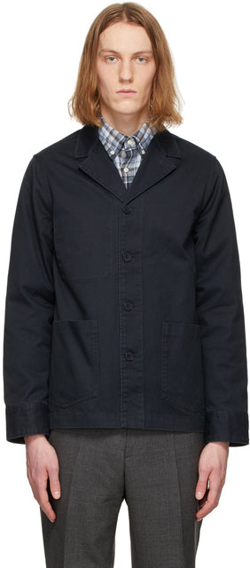 Officine GÃ©nÃ©rale Navy Benjamin Jacket - Officine GÃ © Rale Navy Benjamin Veste - officine glÃ © rale navy Benjamin Jacket.