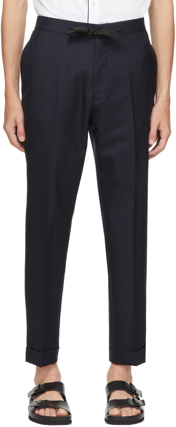 Officine GÃ©nÃ©rale Navy Joseph Trousers - Officine GÃ © Navy Joseph Pantalons - officine glé né © rale navy Joseph 바지