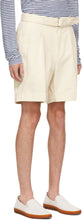 Officine GÃ©nÃ©rale Off-White Organic Cotton Luigi Shorts