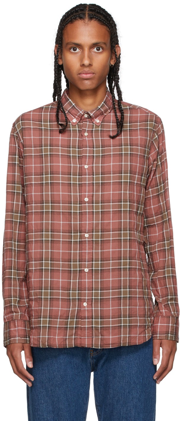 Officine GÃ©nÃ©rale Pink Antine Shirt - Officine Géta © Antine rose rose - officine glé né © reale 핑크 아티 린 셔츠