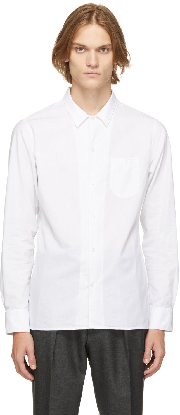 Officine GÃ©nÃ©rale White Batiste Shirt - Chemise Batiste White Géta - officine glé né © reale white batiste shirt.
