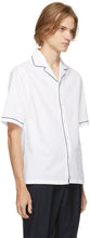 Officine GÃ©nÃ©rale White Eren Piping Short Sleeve Shirt