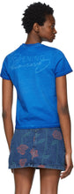 Opening Ceremony Blue Logo Embroidered T-Shirt