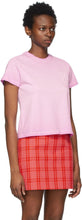Opening Ceremony Pink Logo Embroidered T-Shirt