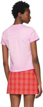 Opening Ceremony Pink Logo Embroidered T-Shirt