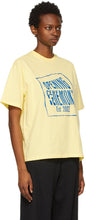 Opening Ceremony Yellow Warped Logo T-Shirt