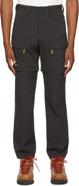 Ostrya Black Zip-Off Duality Hiking Trousers - Pantalon de randonnée de randonnée de la dualité zippée osectrona noire - Ostrya Black Zip-Off 이중화 하이킹 바지