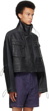 Ottolinger Black Denim Cargo Jacket