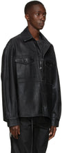 Ottolinger Black Denim Oversized Shirt Jacket